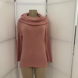 Cowl Neck / Boat Neck Sweater Rose Blush